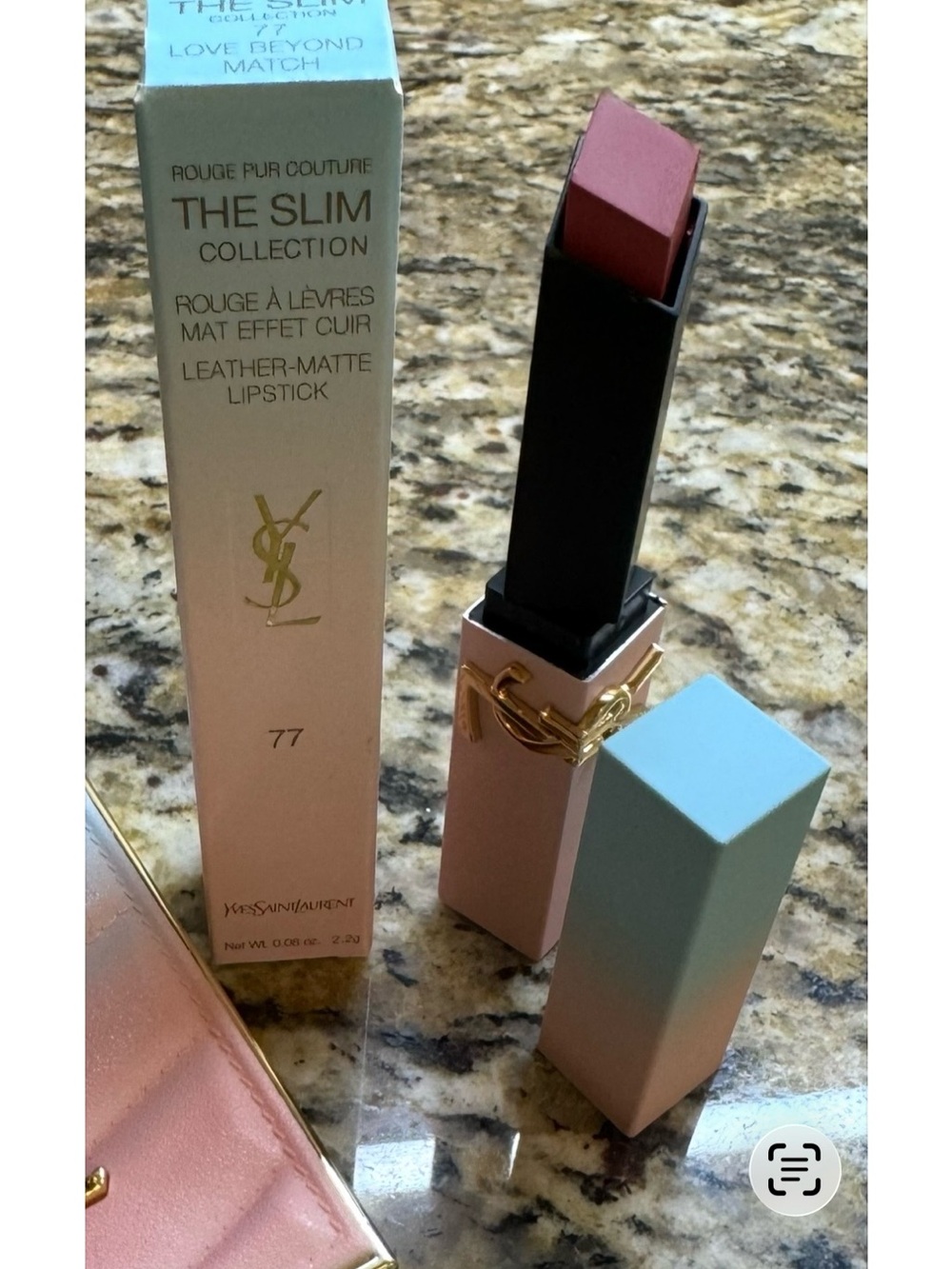 Yves Saint Laurent Slim Leather-Matte Lipstick — Dusty Rose